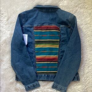 Time and Tru Dark Blue Jean Jacket